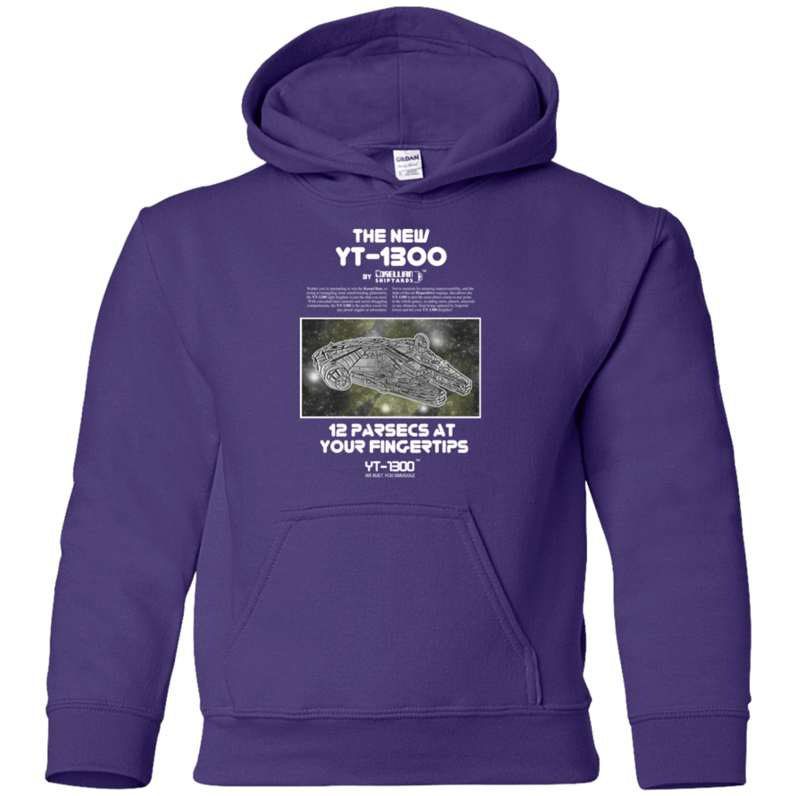 Sweatshirts Purple / YS Falcon YT-3000 Youth Hoodie
