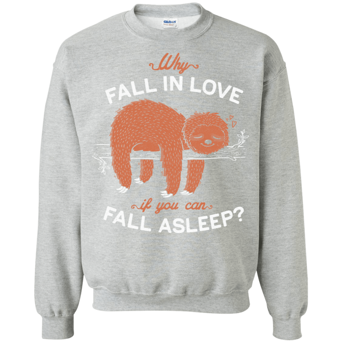 Sweatshirts Sport Grey / S Fall Asleep Crewneck Sweatshirt