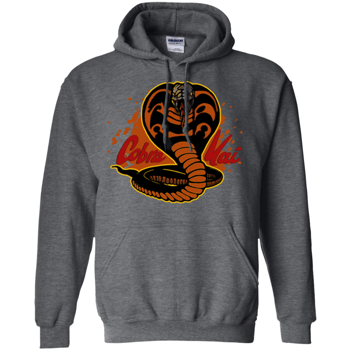 Sweatshirts Dark Heather / S Familiar Reptile Pullover Hoodie