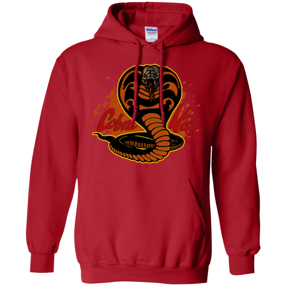 Sweatshirts Red / S Familiar Reptile Pullover Hoodie