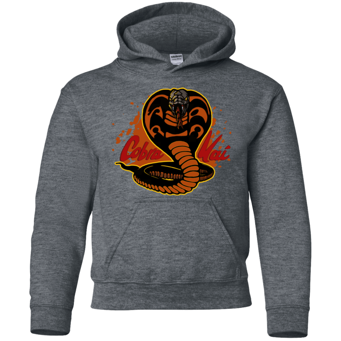 Sweatshirts Dark Heather / YS Familiar Reptile Youth Hoodie