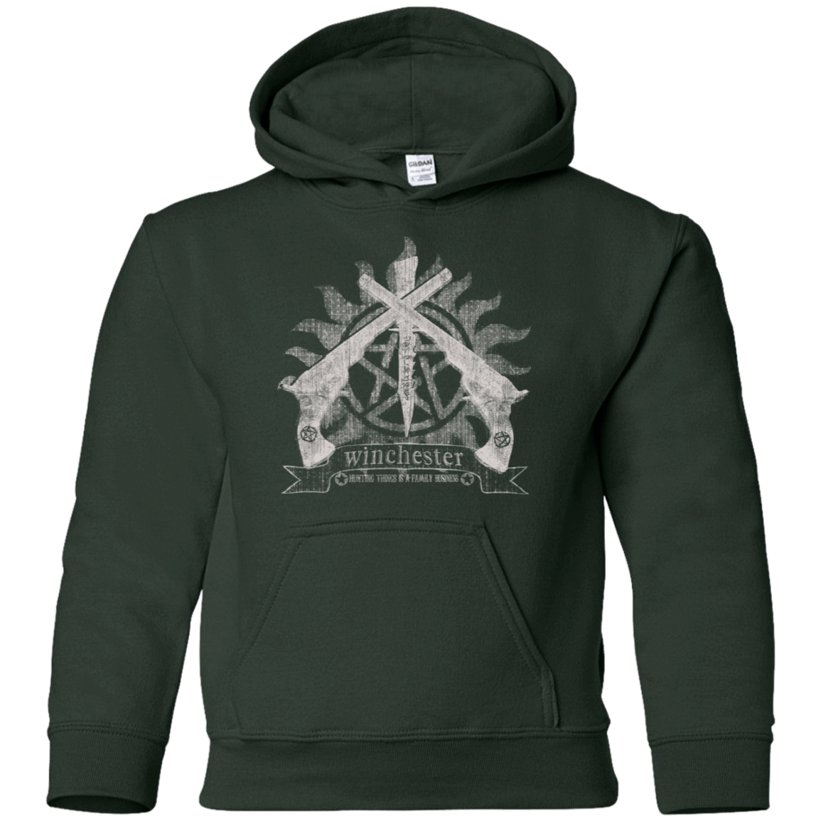 Sweatshirts Forest Green / YS Family Business Youth Hoodie