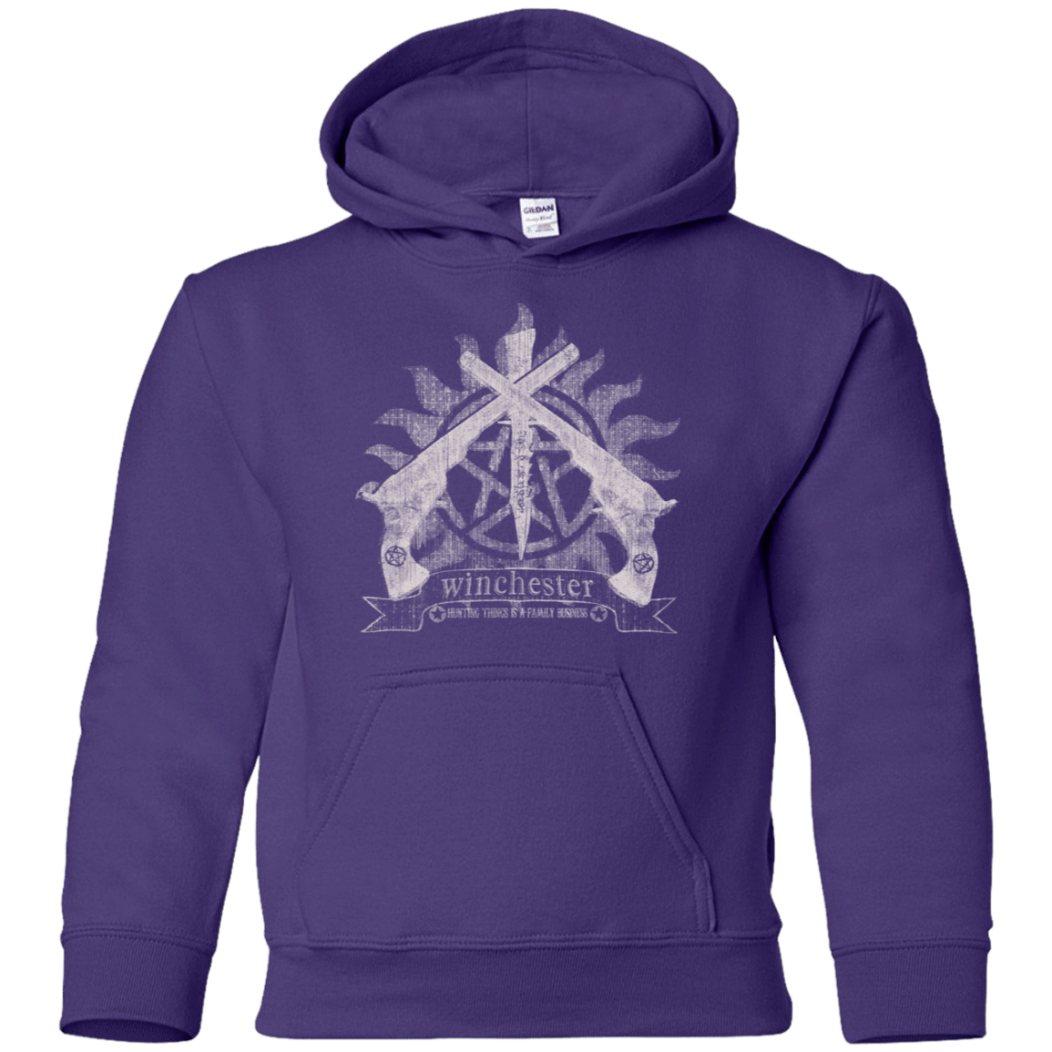 Sweatshirts Purple / YS Family Business Youth Hoodie