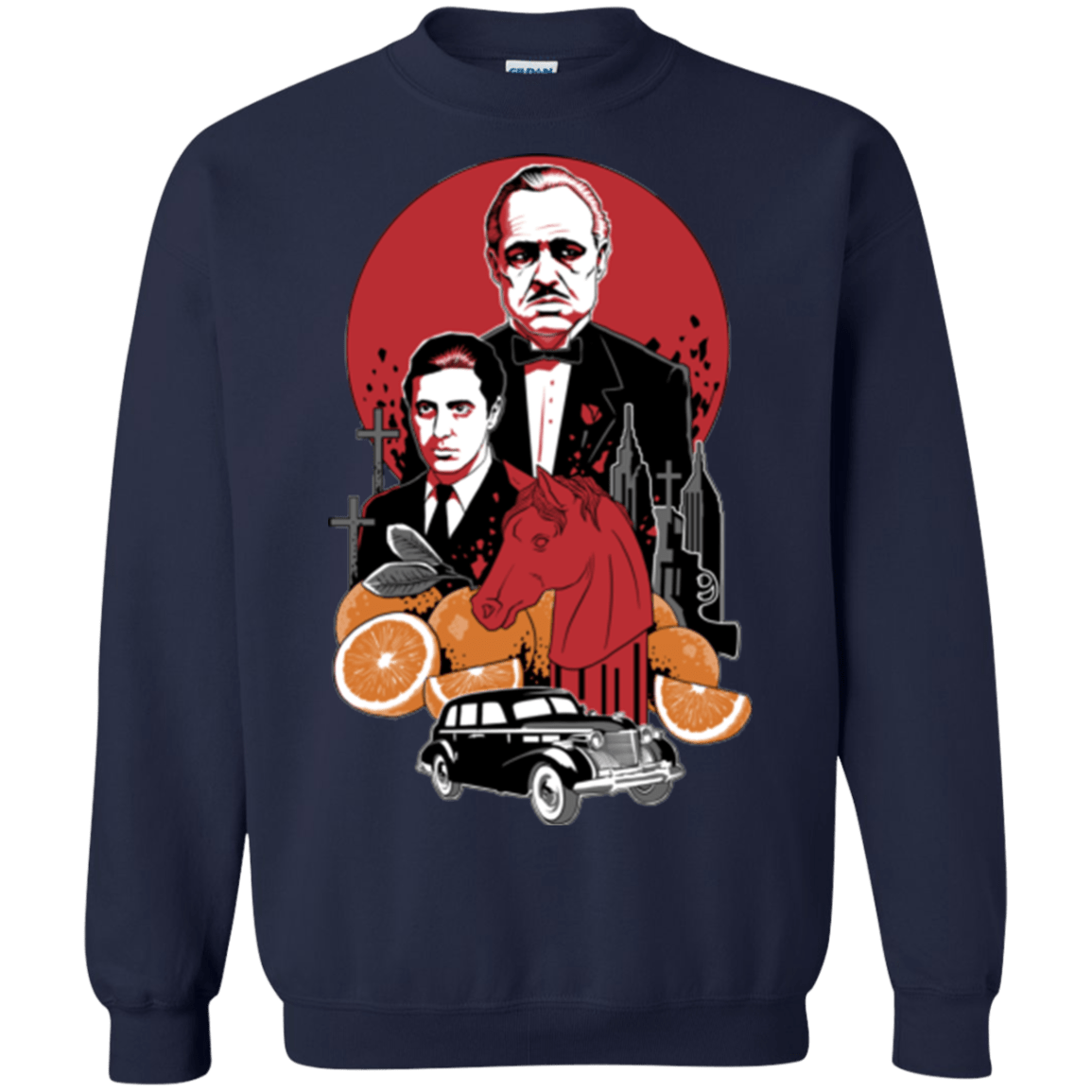Sweatshirts Navy / Small Family Cursed Crewneck Sweatshirt