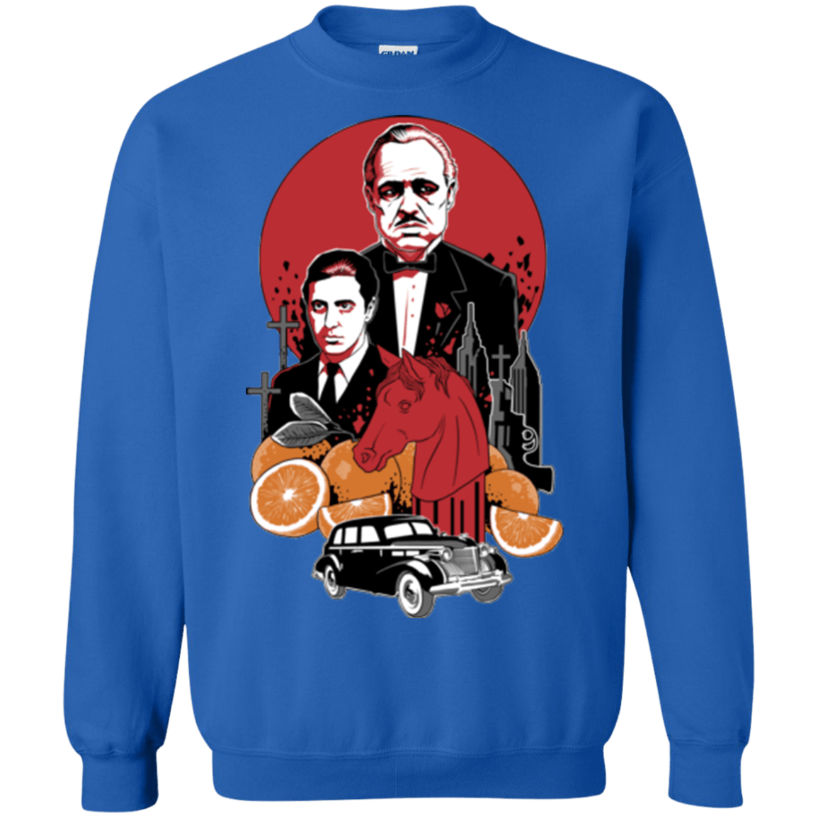 Sweatshirts Royal / Small Family Cursed Crewneck Sweatshirt