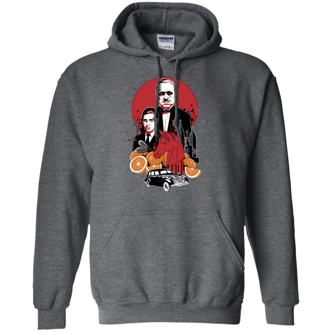 Sweatshirts Dark Heather / Small Family Cursed Pullover Hoodie