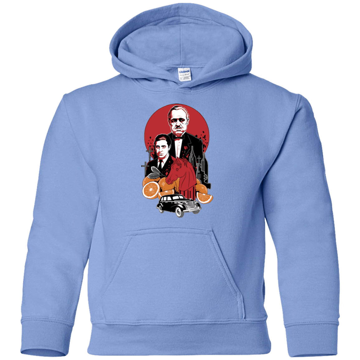 Sweatshirts Carolina Blue / YS Family Cursed Youth Hoodie