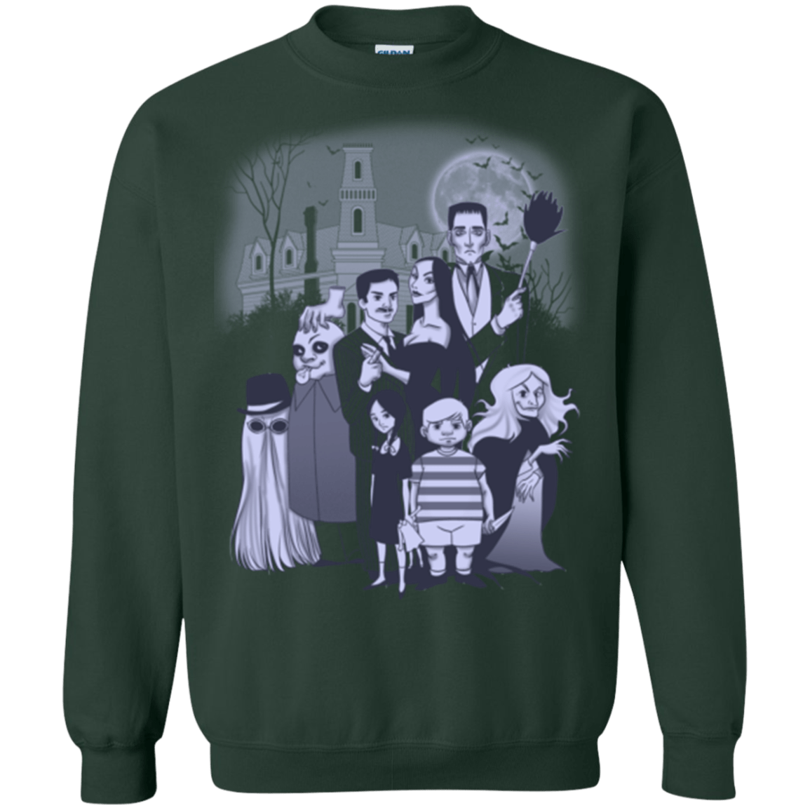 Sweatshirts Forest Green / Small Family Portrait Crewneck Sweatshirt