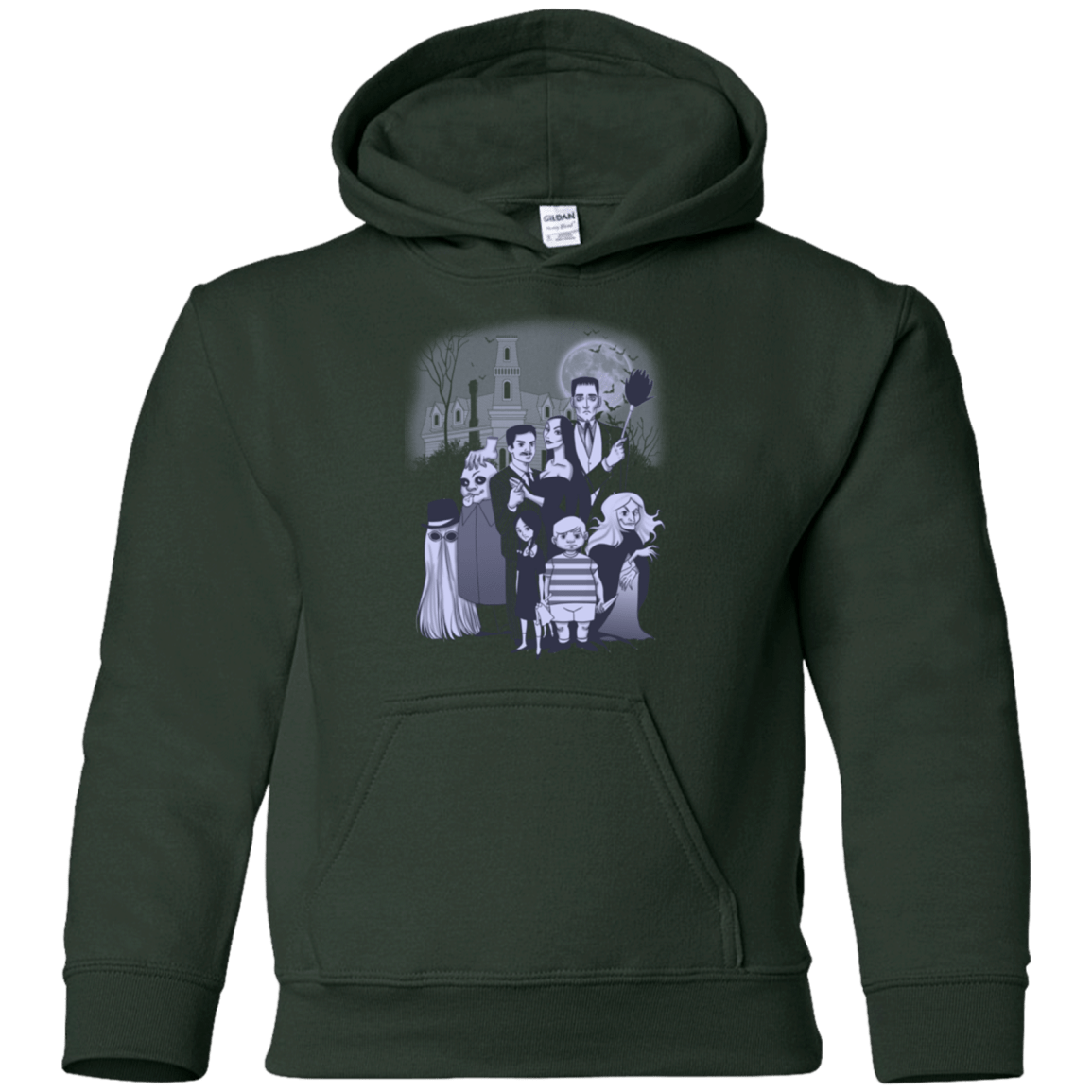 Sweatshirts Forest Green / YS Family Portrait Youth Hoodie