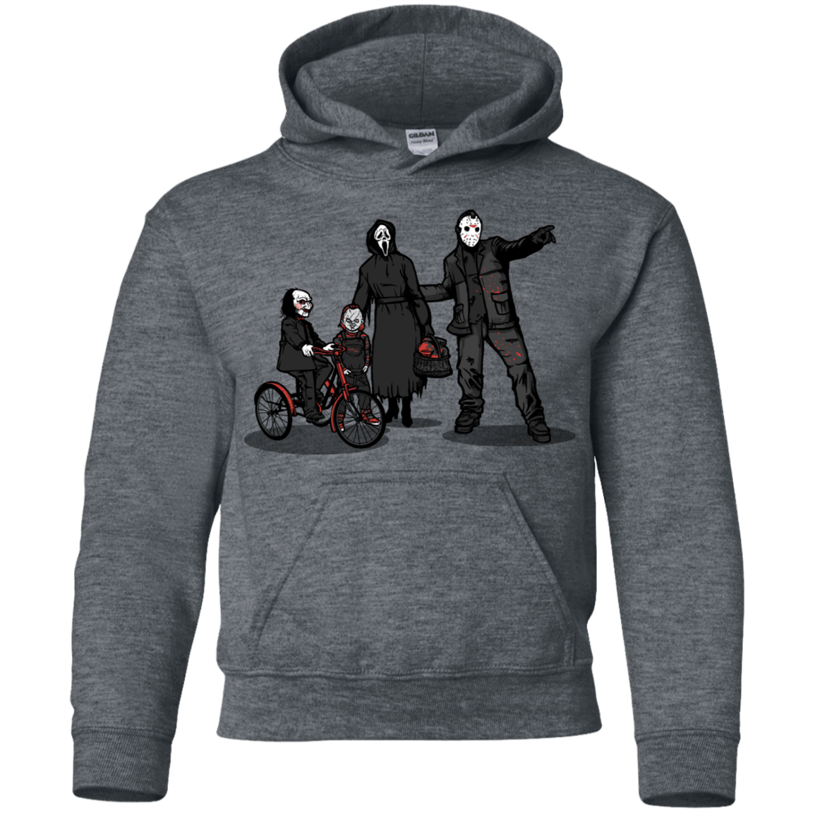 Sweatshirts Dark Heather / YS Family Values Youth Hoodie