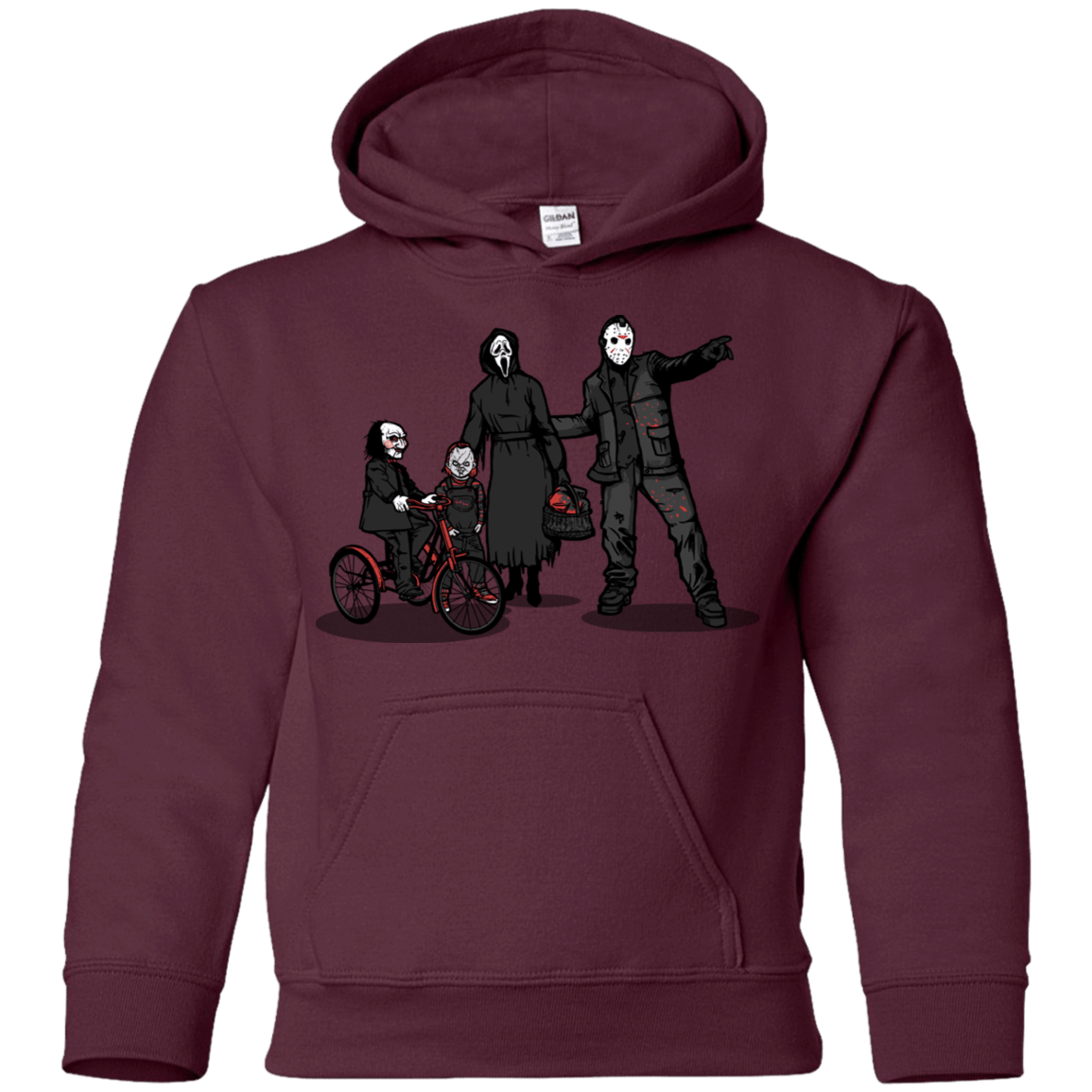 Sweatshirts Maroon / YS Family Values Youth Hoodie