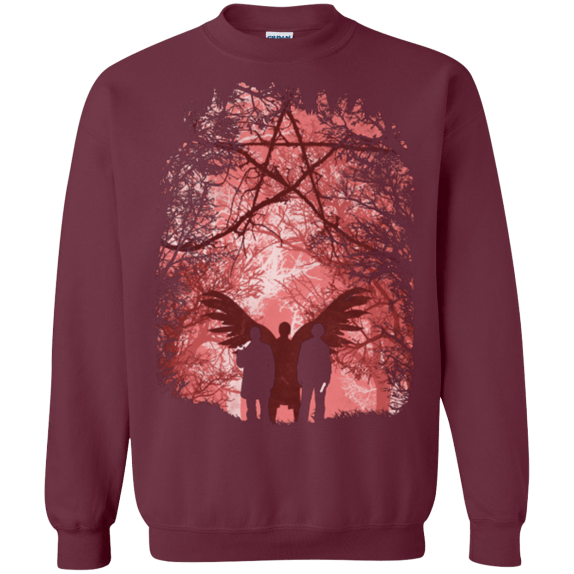 Sweatshirts Maroon / Small Famous Hunters Crewneck Sweatshirt