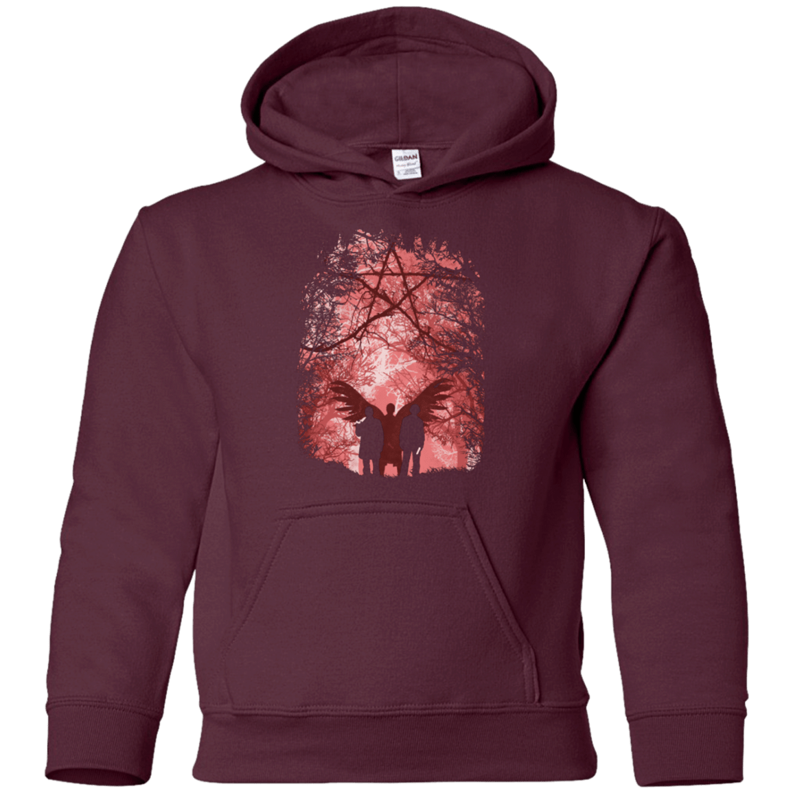 Sweatshirts Maroon / YS Famous Hunters Youth Hoodie