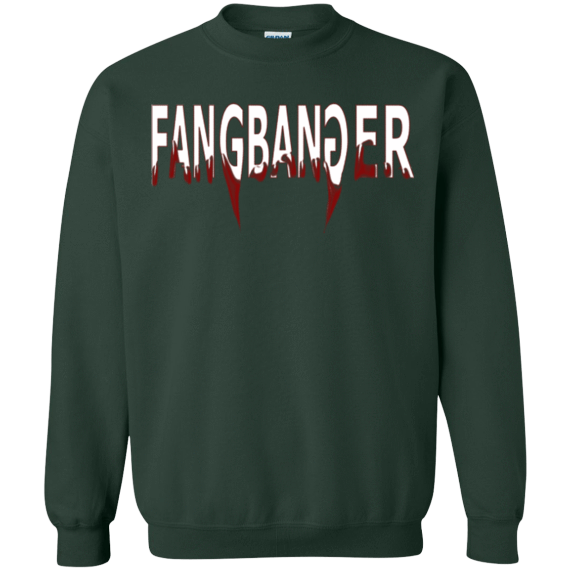 Sweatshirts Forest Green / Small Fangbanger Crewneck Sweatshirt