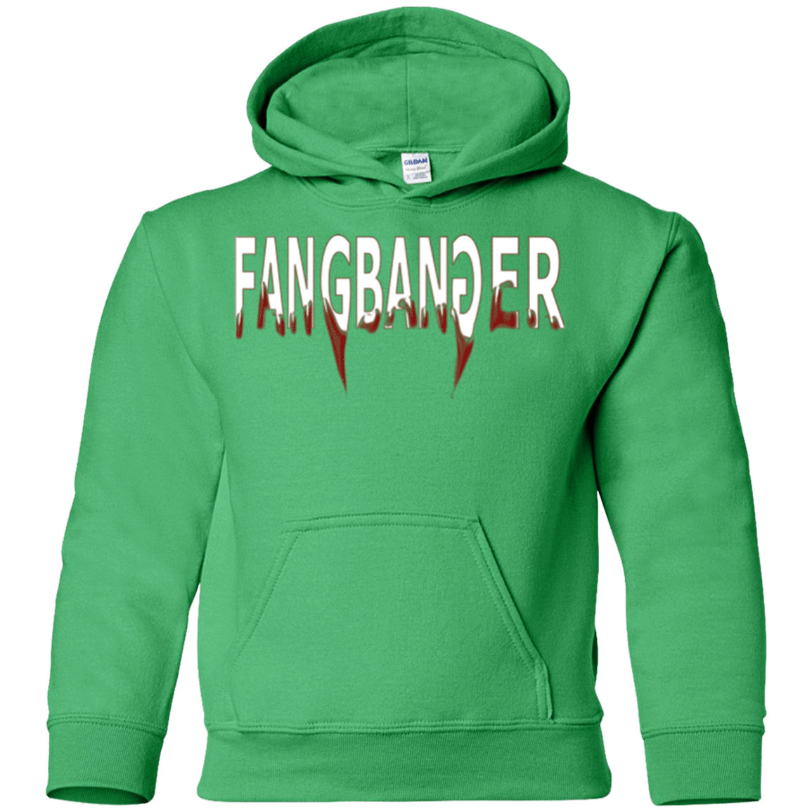 Sweatshirts Irish Green / YS Fangbanger Youth Hoodie