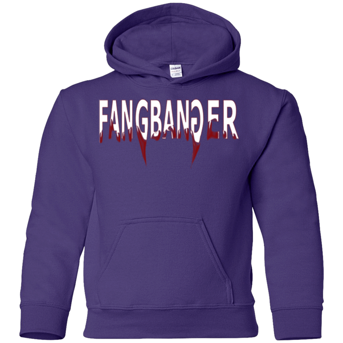Sweatshirts Purple / YS Fangbanger Youth Hoodie