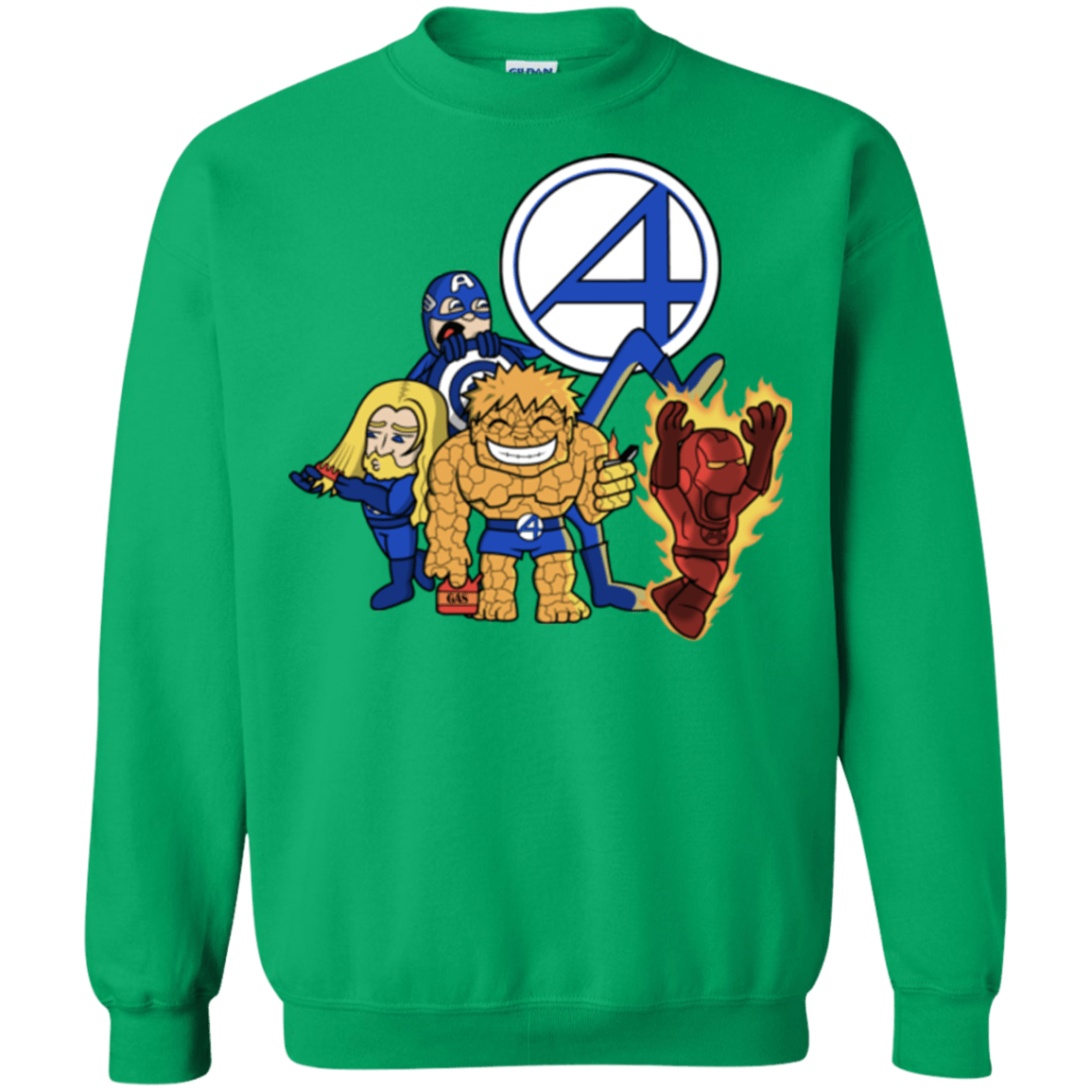 Sweatshirts Irish Green / S FANTASTIC-A Crewneck Sweatshirt