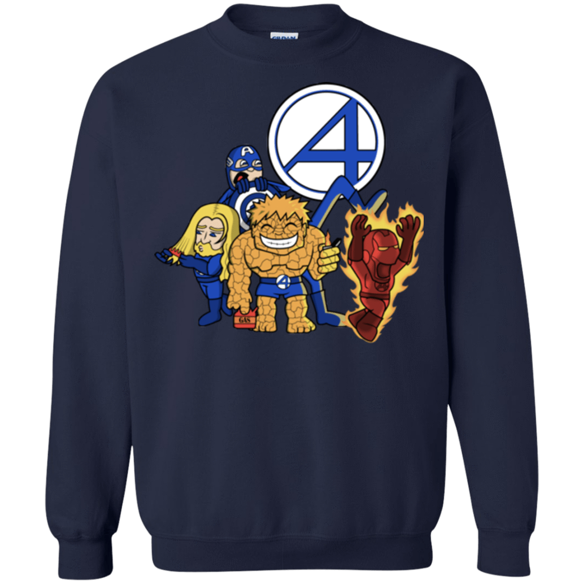 Sweatshirts Navy / S FANTASTIC-A Crewneck Sweatshirt