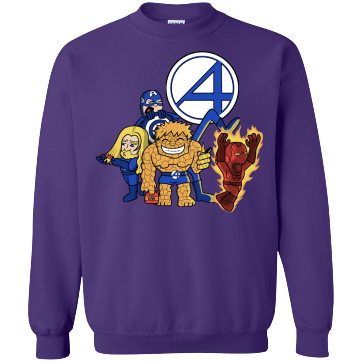 Sweatshirts Purple / S FANTASTIC-A Crewneck Sweatshirt