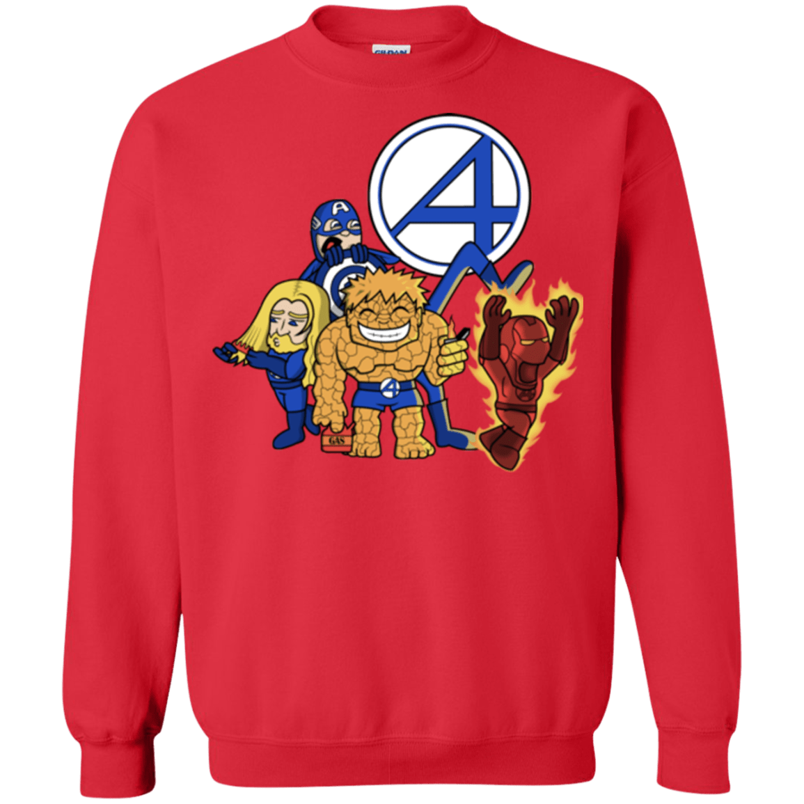 Sweatshirts Red / S FANTASTIC-A Crewneck Sweatshirt