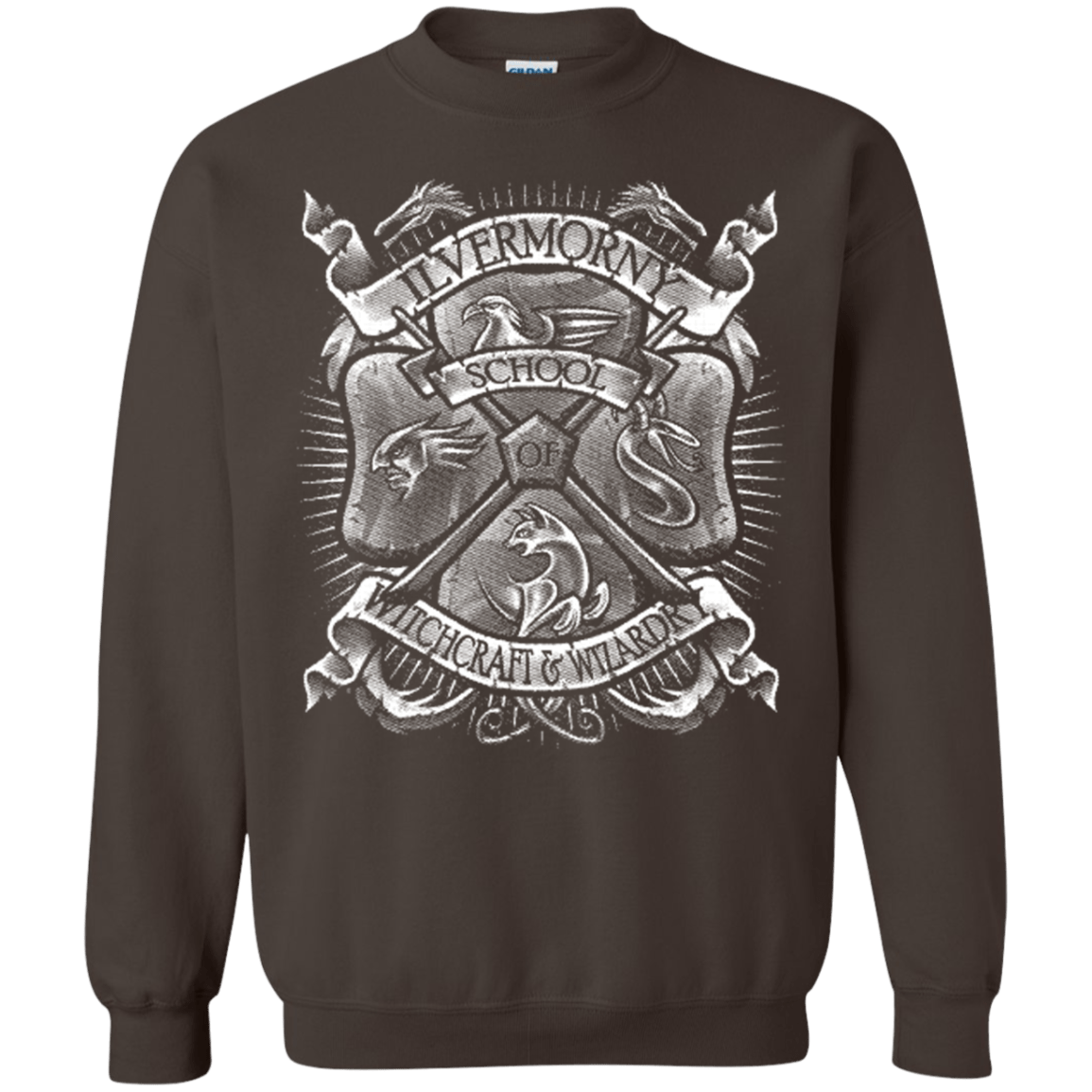 Sweatshirts Dark Chocolate / Small Fantastic Crest Crewneck Sweatshirt
