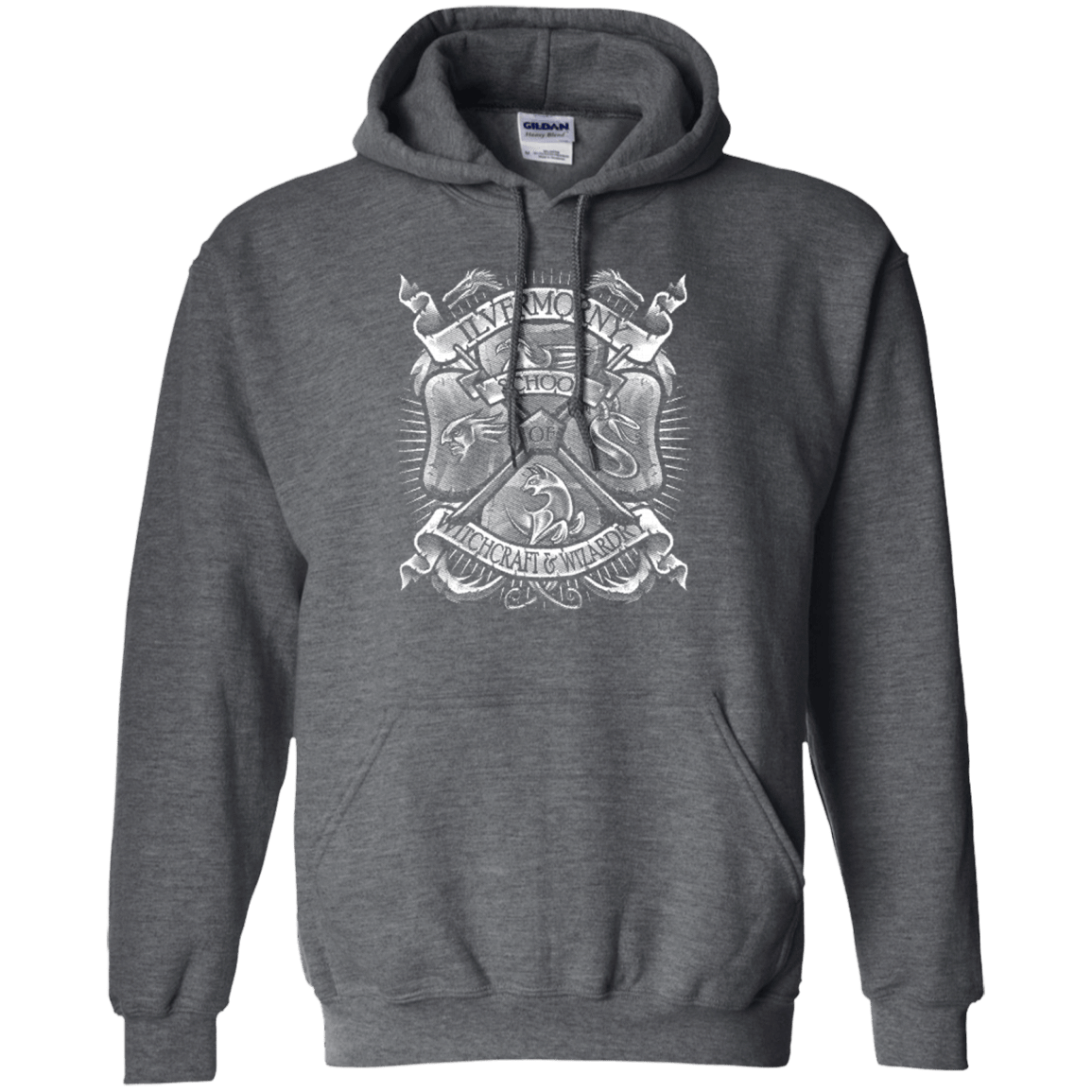 Sweatshirts Dark Heather / Small Fantastic Crest Pullover Hoodie