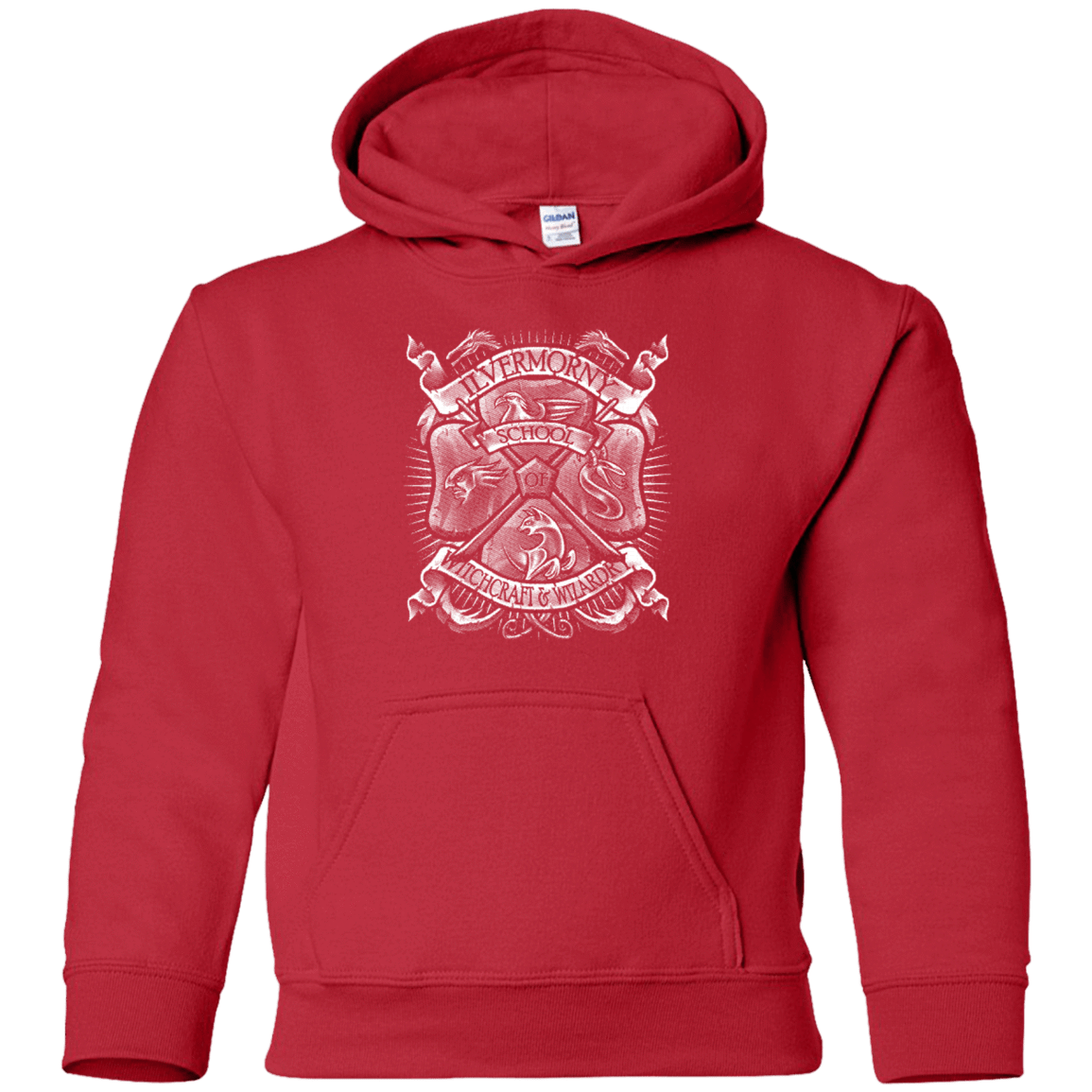 Sweatshirts Red / YS Fantastic Crest Youth Hoodie