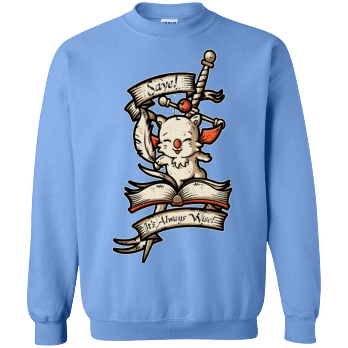 Sweatshirts Carolina Blue / Small FANTASY SAVE POINT Crewneck Sweatshirt