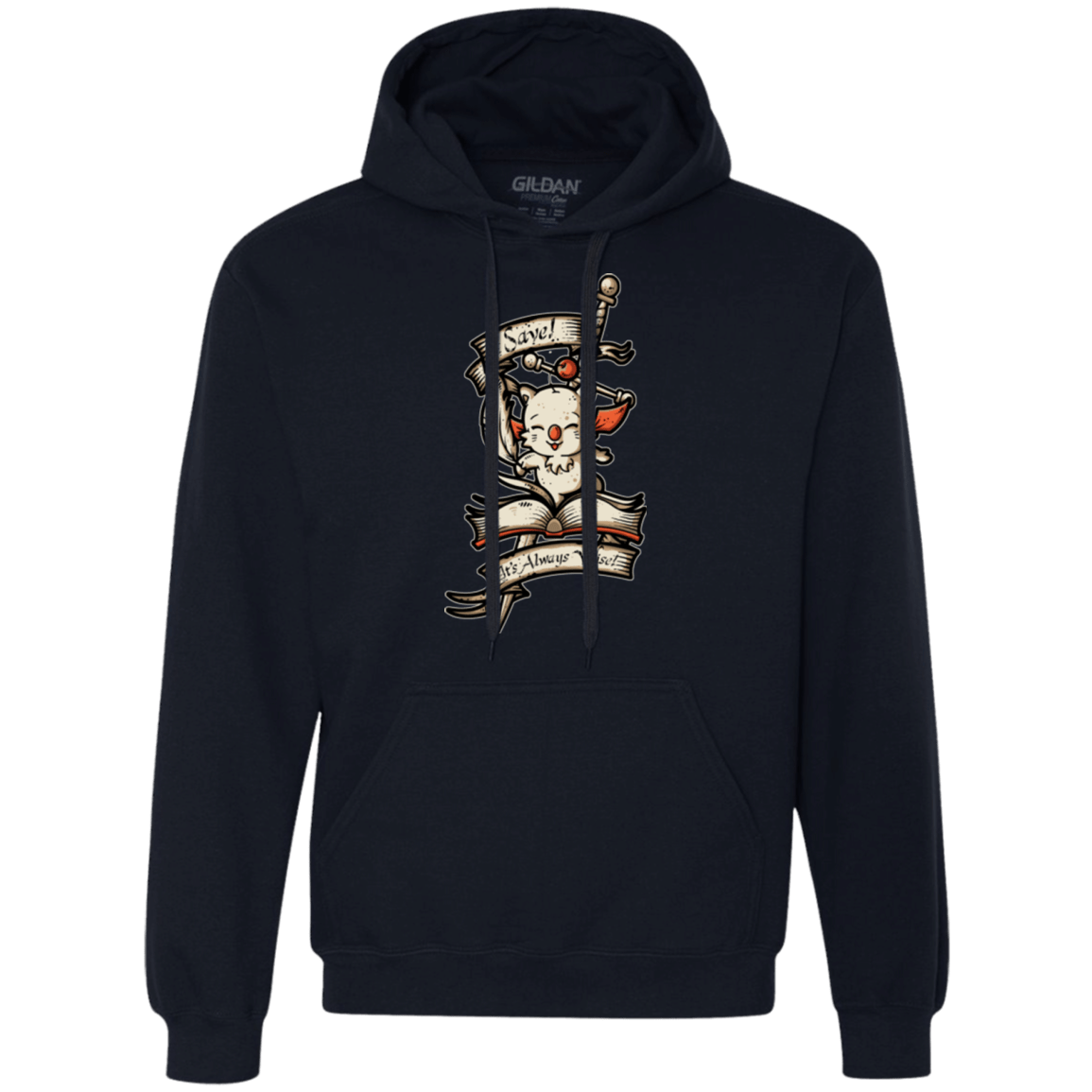 Sweatshirts Navy / Small FANTASY SAVE POINT Premium Fleece Hoodie