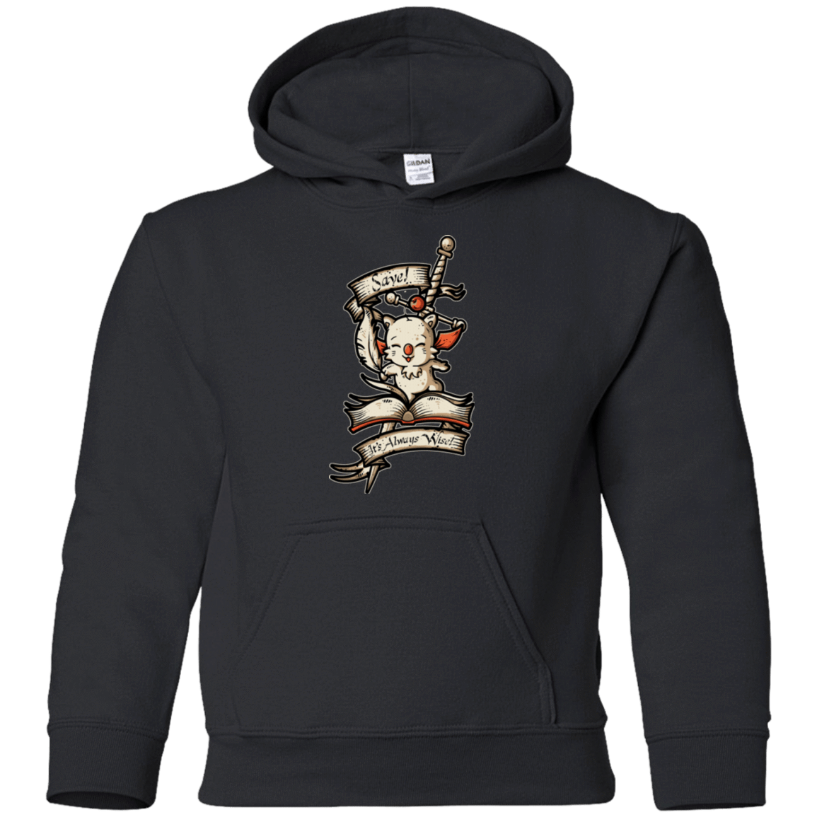 Sweatshirts Black / YS FANTASY SAVE POINT Youth Hoodie