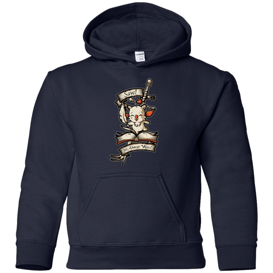 Sweatshirts Navy / YS FANTASY SAVE POINT Youth Hoodie