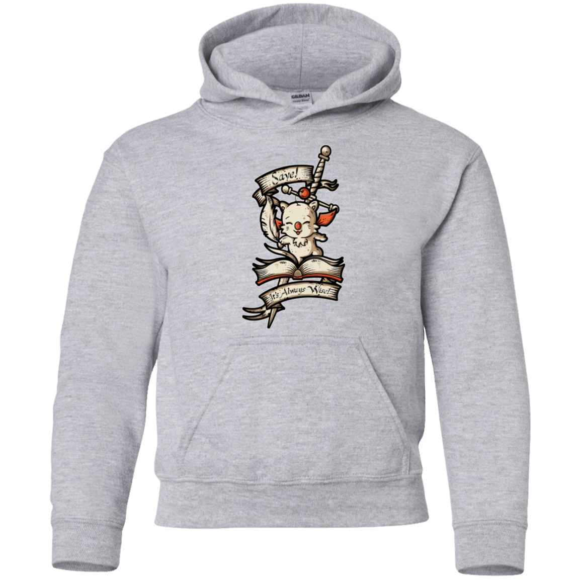 Sweatshirts Sport Grey / YS FANTASY SAVE POINT Youth Hoodie