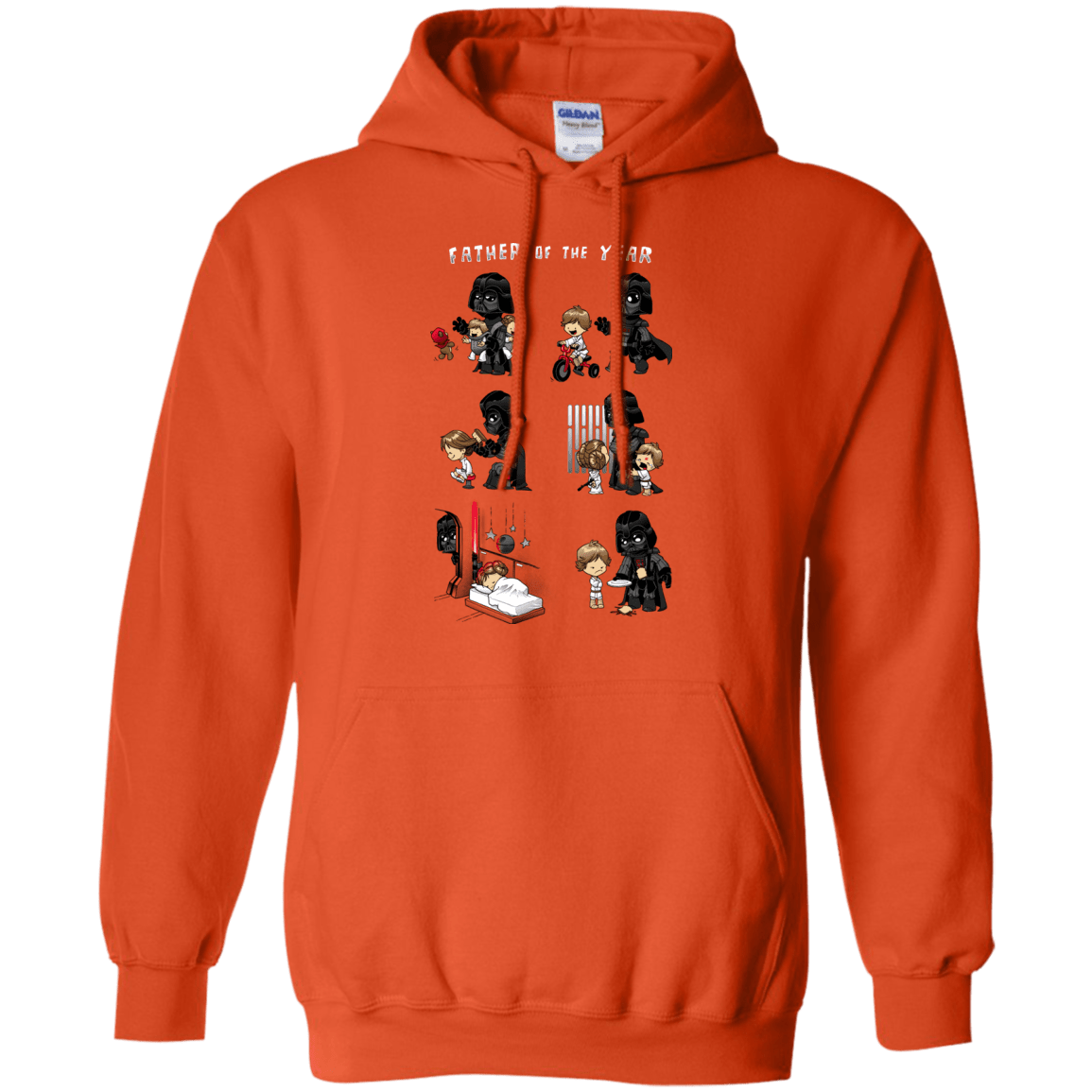 Sweatshirts Orange / Small Father of the year Pullover Hoodie