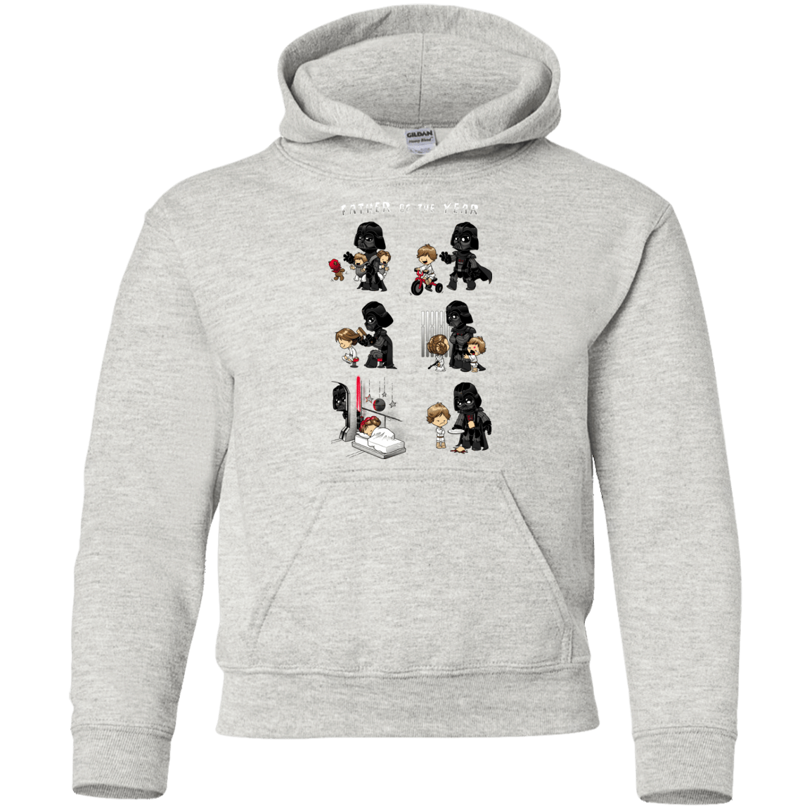 Sweatshirts Ash / YS Father of the year Youth Hoodie