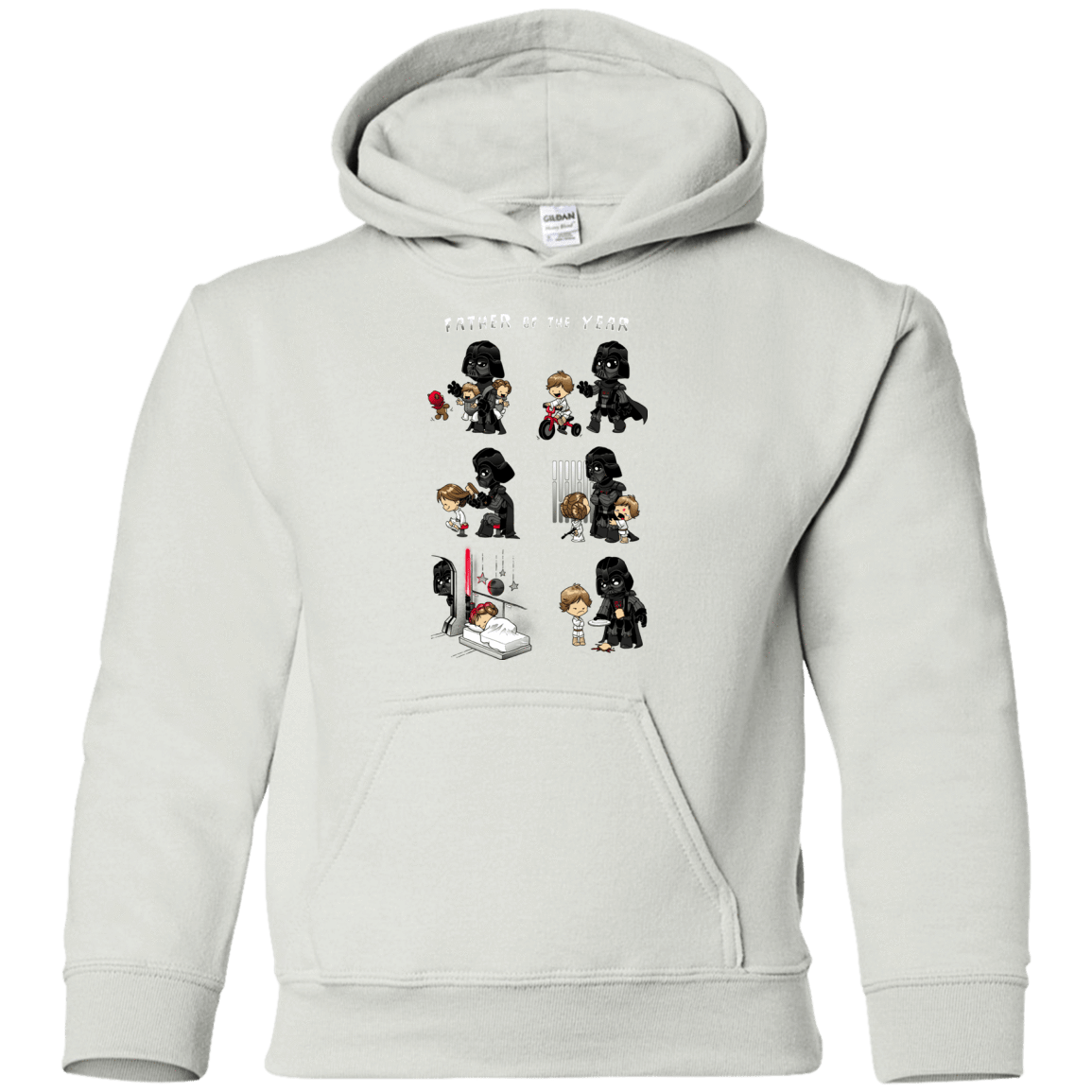Sweatshirts White / YS Father of the year Youth Hoodie