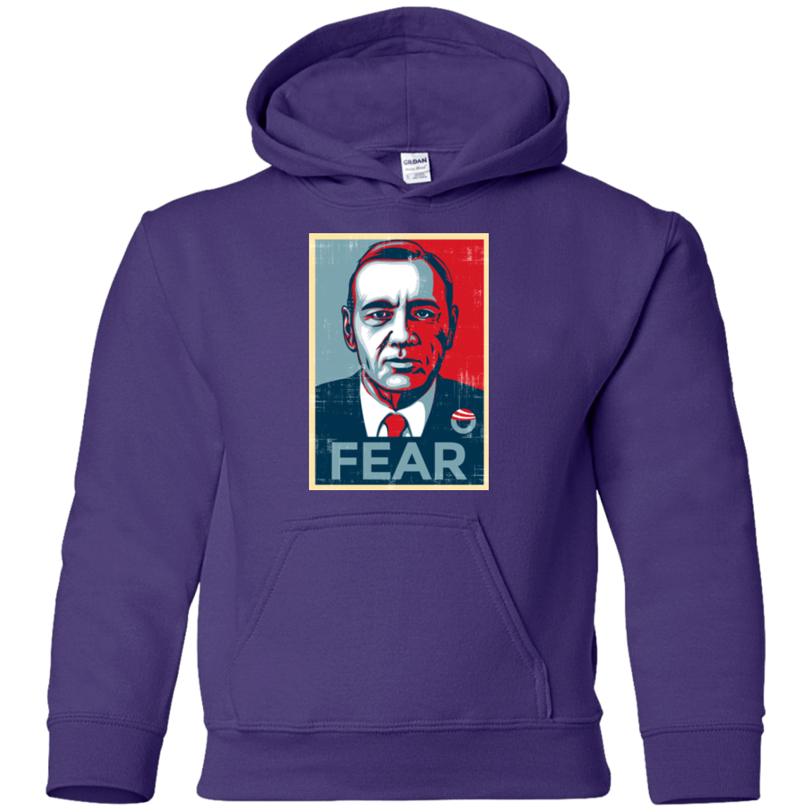 Sweatshirts Purple / YS fear Youth Hoodie