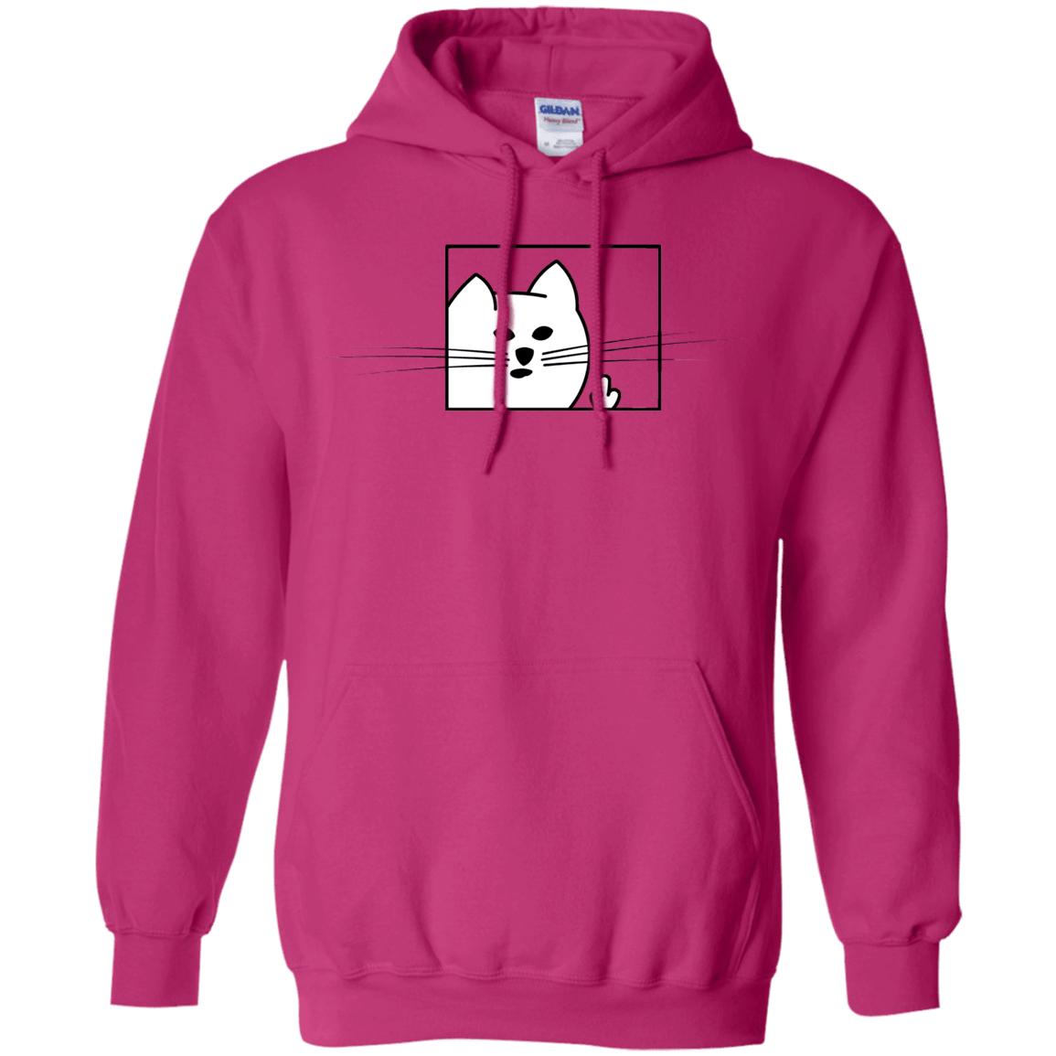 Sweatshirts Heliconia / S Feline Flip Pullover Hoodie