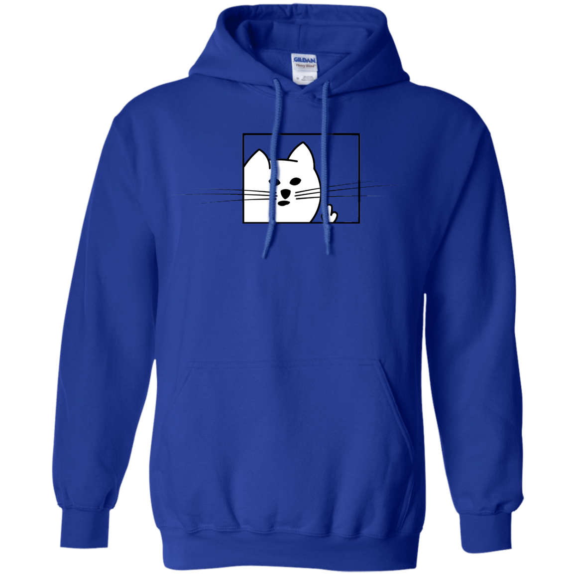 Sweatshirts Royal / S Feline Flip Pullover Hoodie
