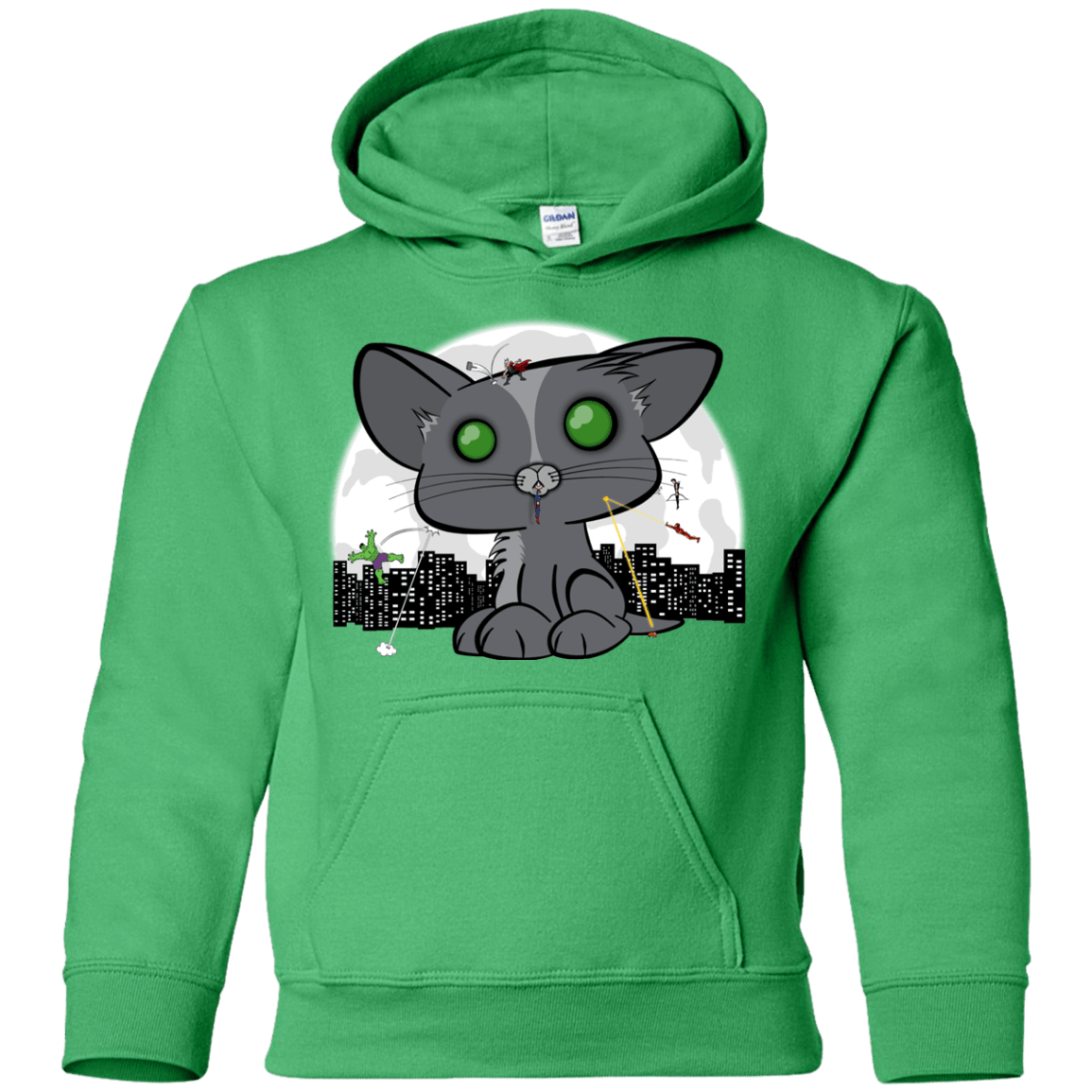 Sweatshirts Irish Green / YS Felinity War Youth Hoodie