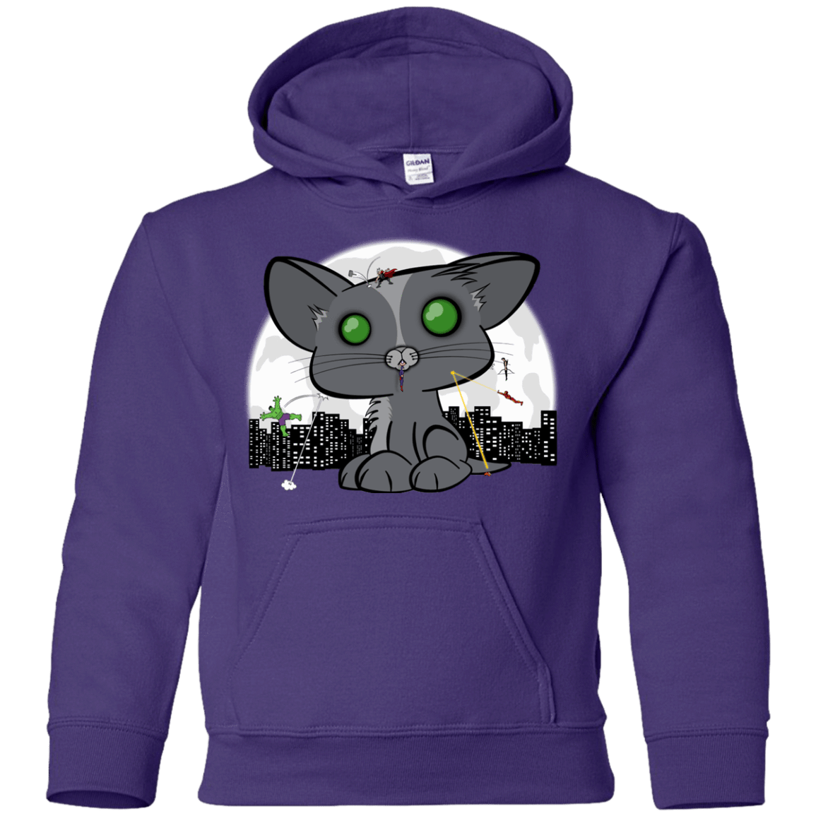 Sweatshirts Purple / YS Felinity War Youth Hoodie