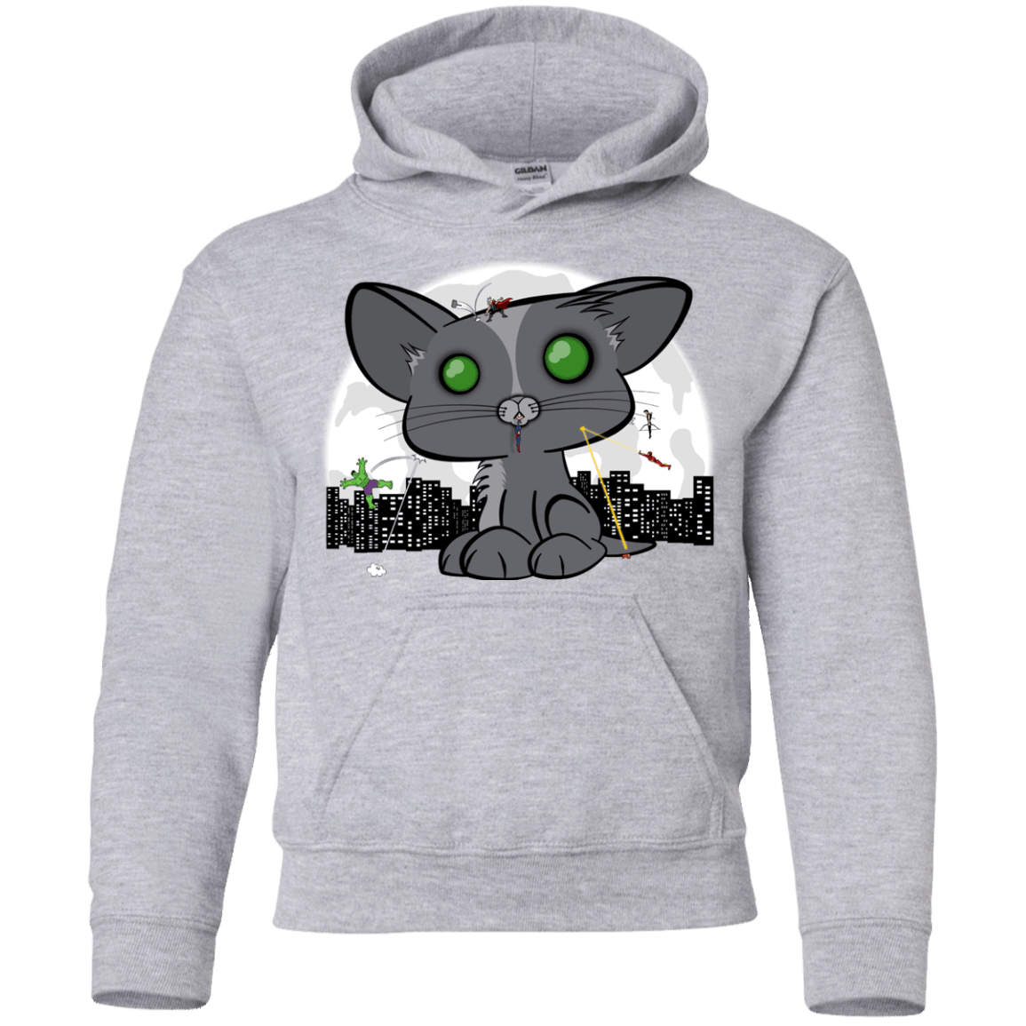 Sweatshirts Sport Grey / YS Felinity War Youth Hoodie