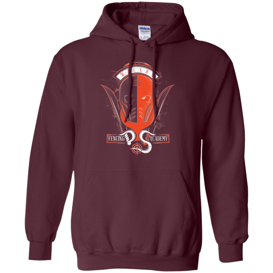 Sweatshirts Maroon / Small Fencing Academy Pullover Hoodie