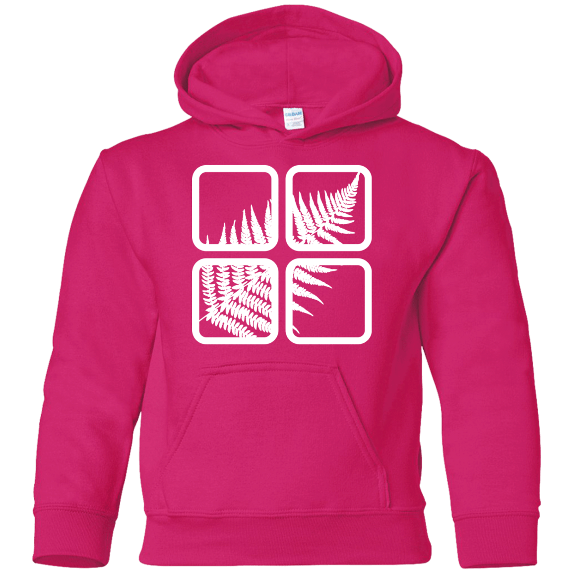 Sweatshirts Heliconia / YS Fern Pane Youth Hoodie