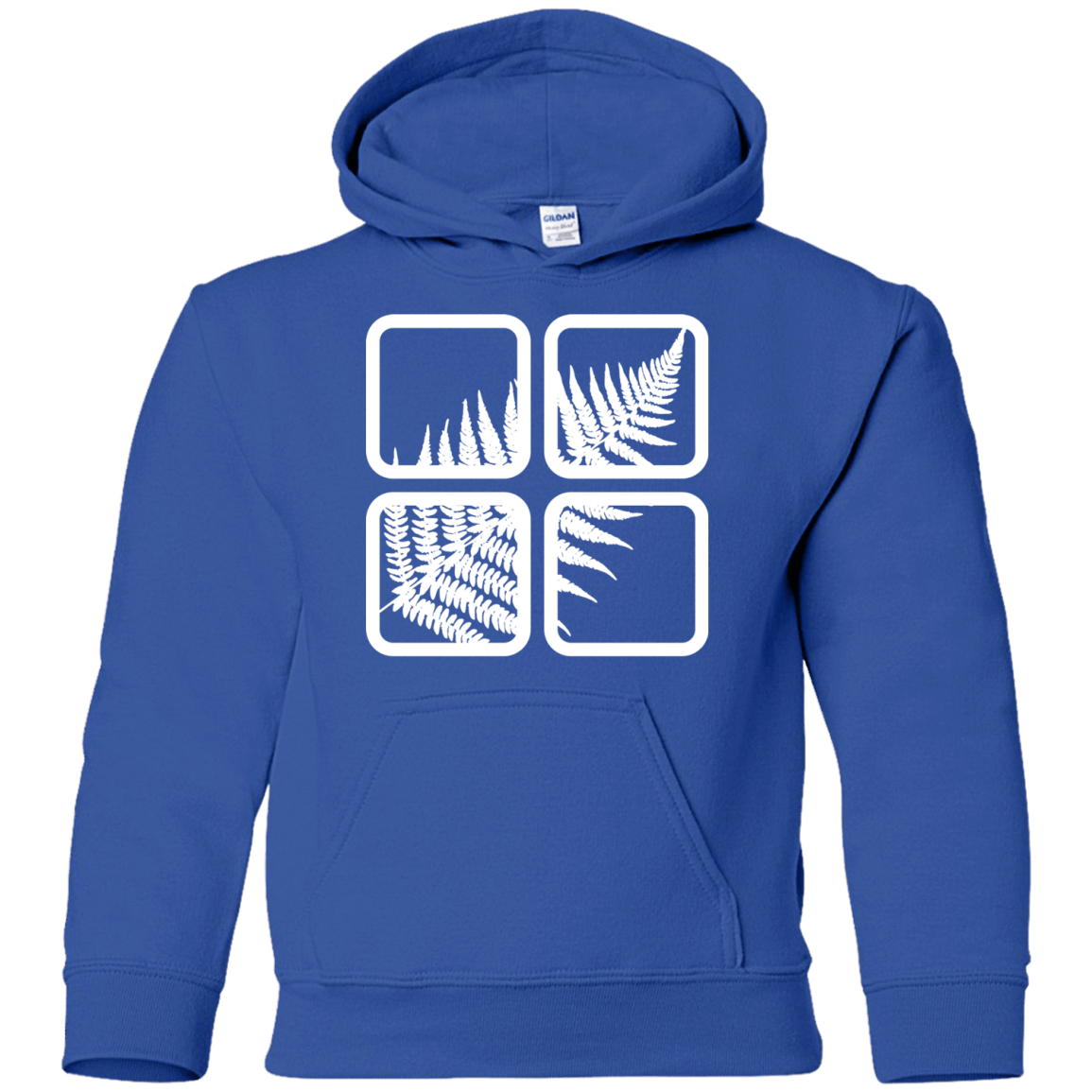 Sweatshirts Royal / YS Fern Pane Youth Hoodie