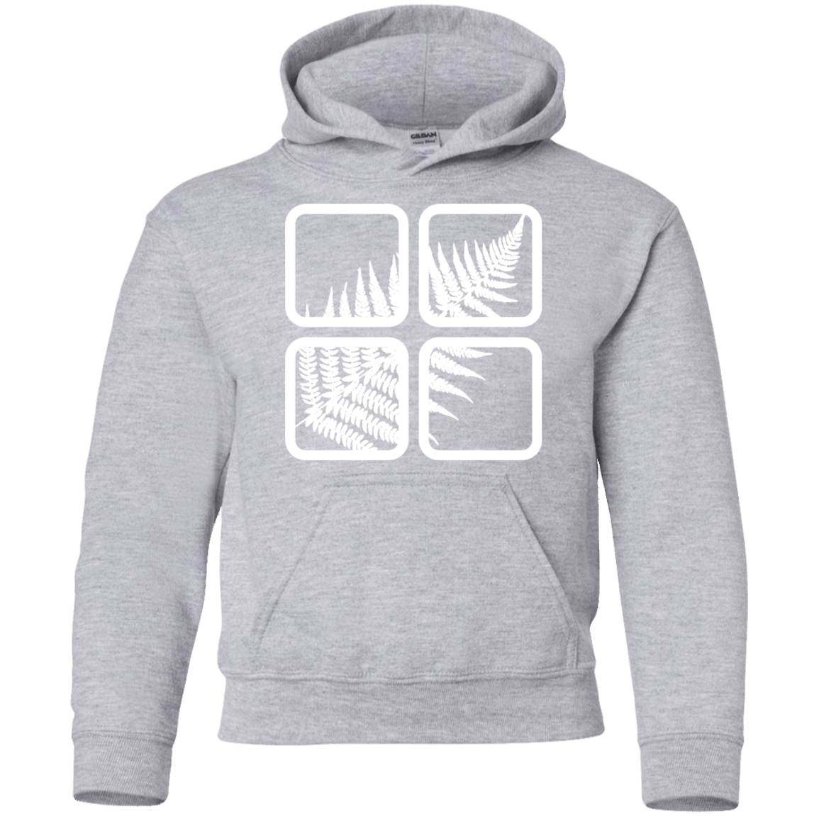 Sweatshirts Sport Grey / YS Fern Pane Youth Hoodie