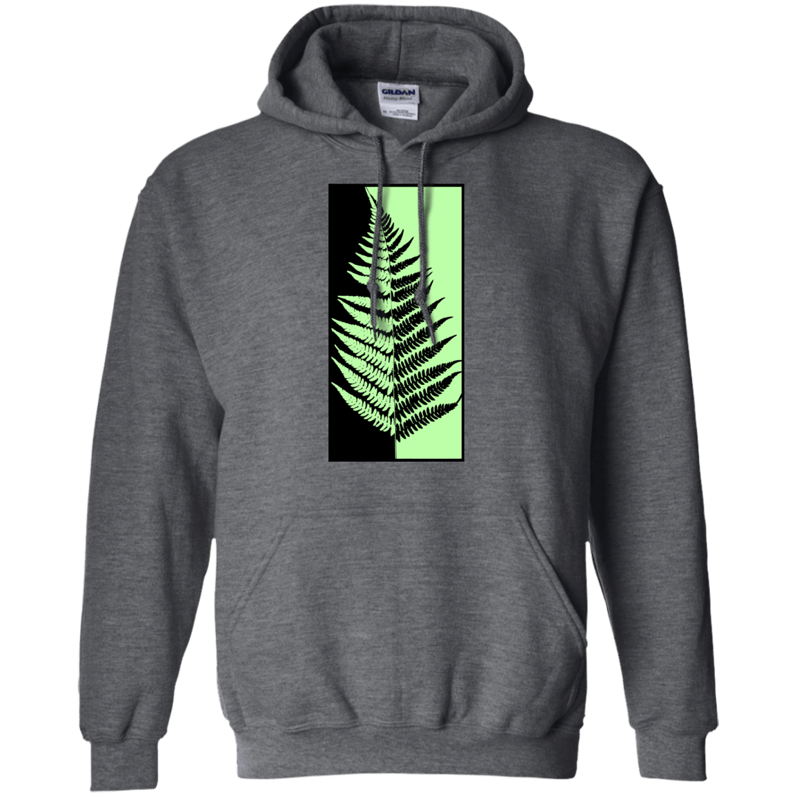 Sweatshirts Dark Heather / S Fern Press Pullover Hoodie