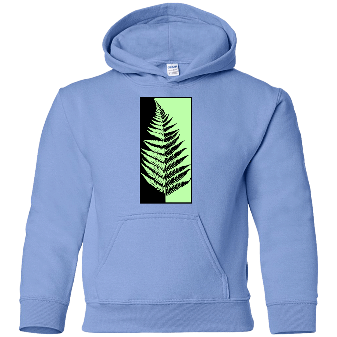 Sweatshirts Carolina Blue / YS Fern Press Youth Hoodie