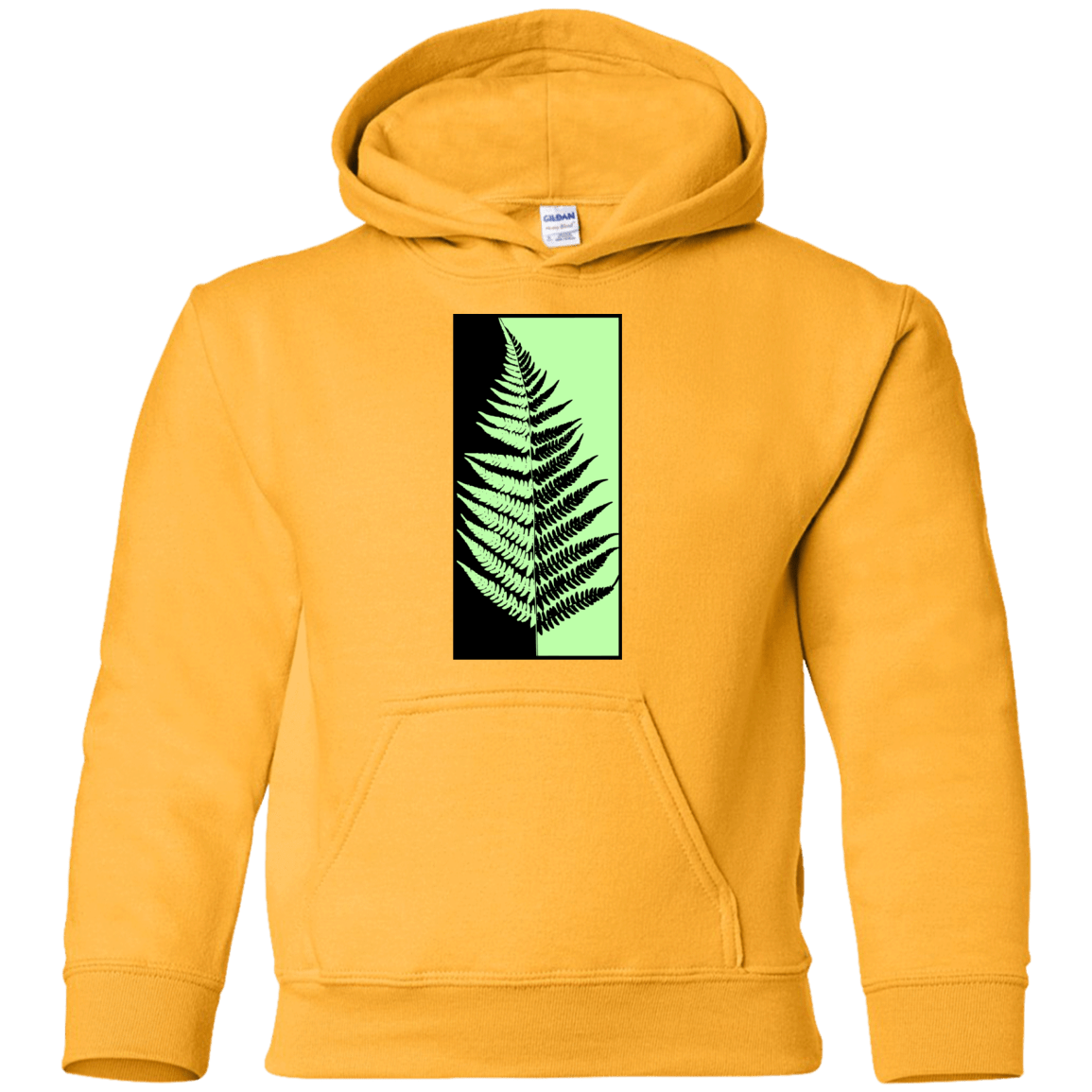 Sweatshirts Gold / YS Fern Press Youth Hoodie