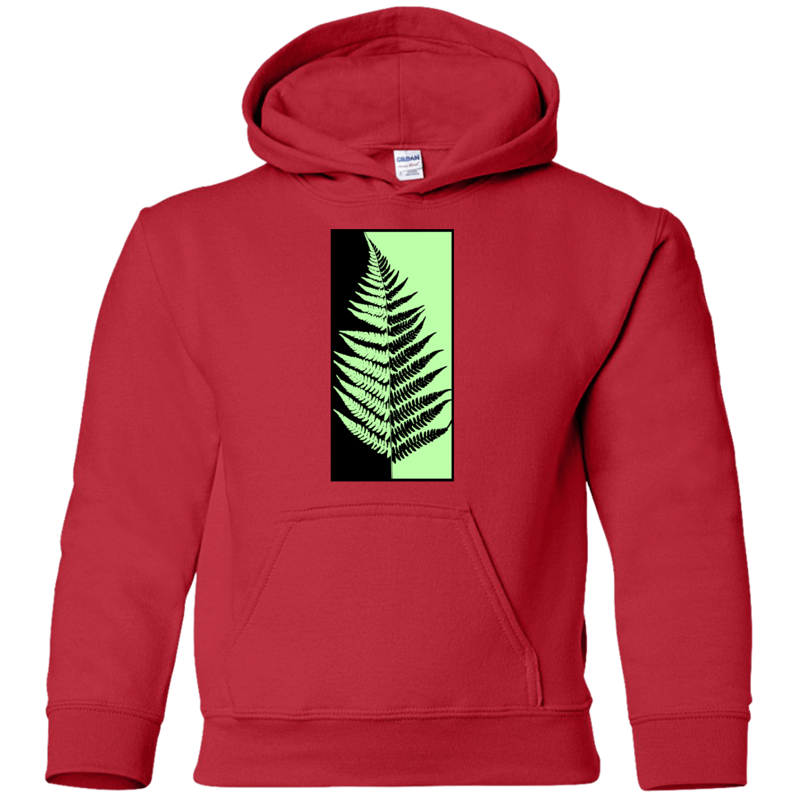 Sweatshirts Red / YS Fern Press Youth Hoodie