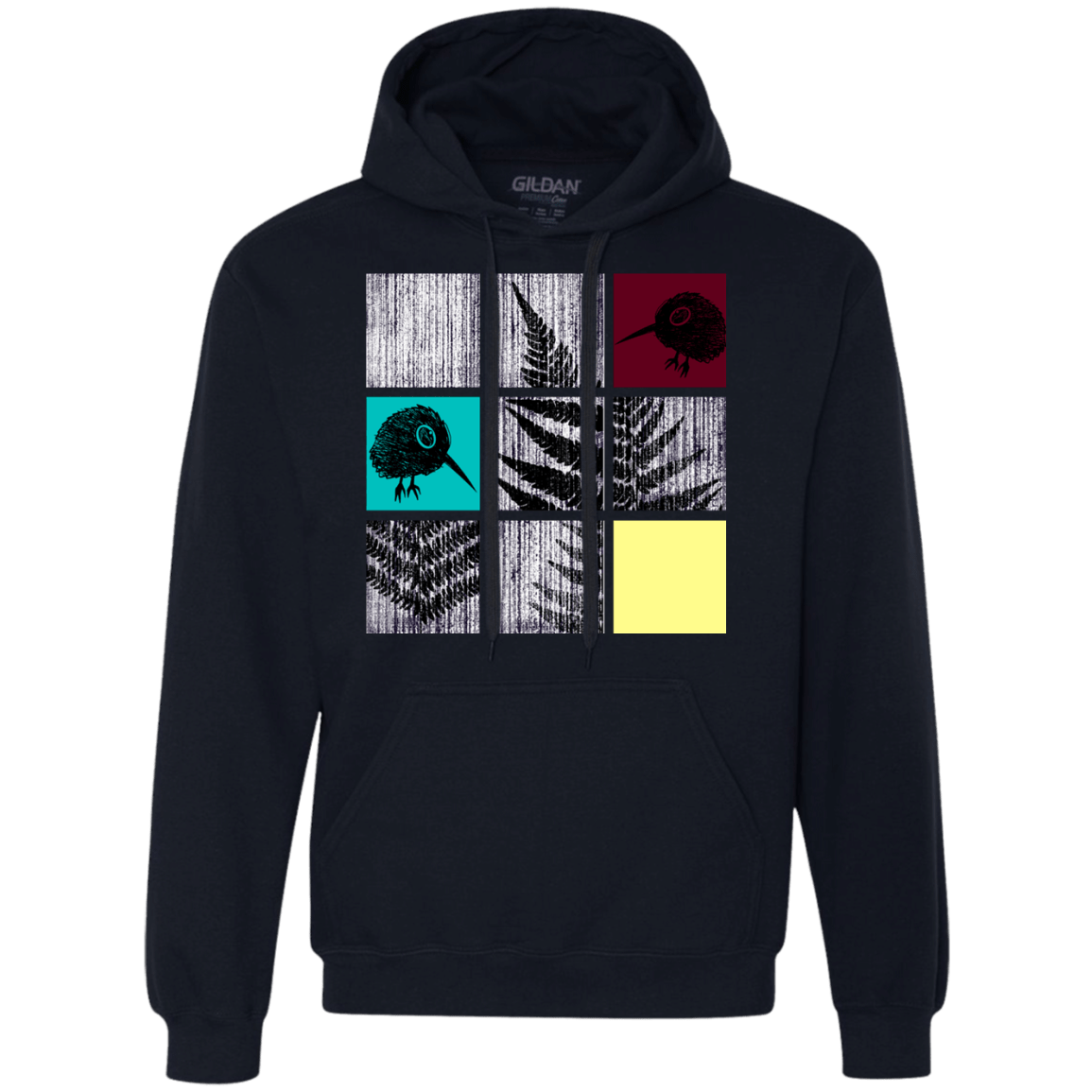 Sweatshirts Navy / S Ferns n Chicks Premium Fleece Hoodie